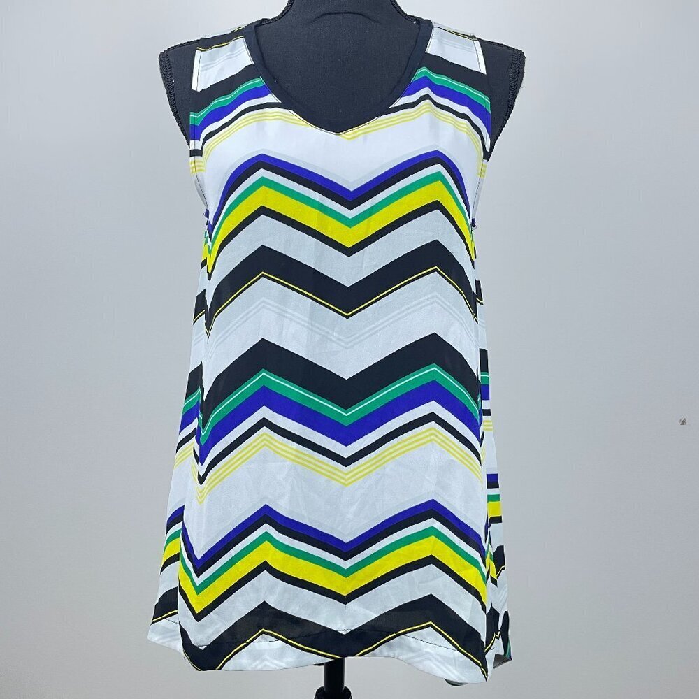 14th and Union Multi-color Blouse Size S